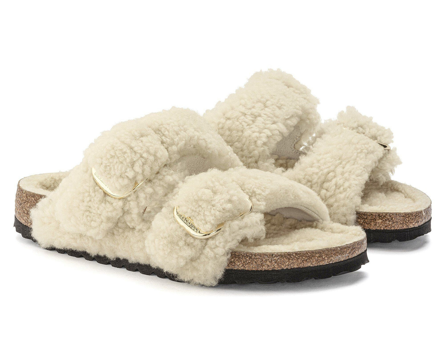 Birkenstock Women's Arizona Big Buckle Teddy Shearling Sandals
