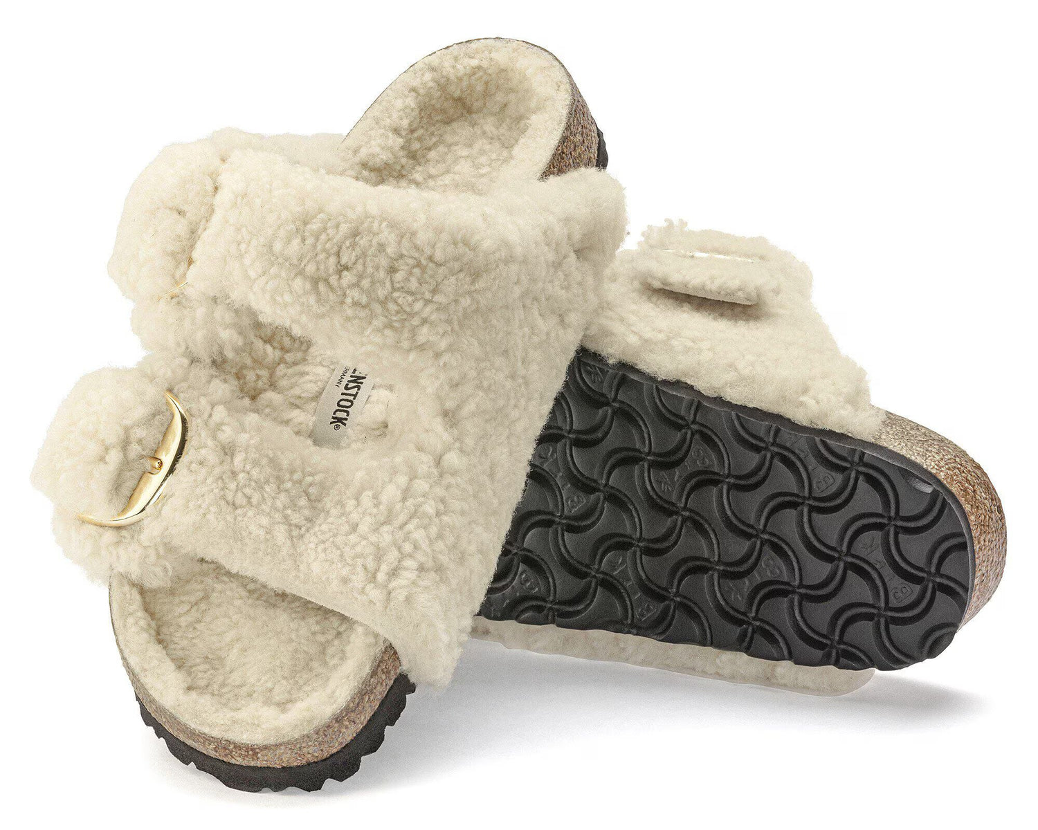 Birkenstock Women's Arizona Big Buckle Teddy Shearling Sandals