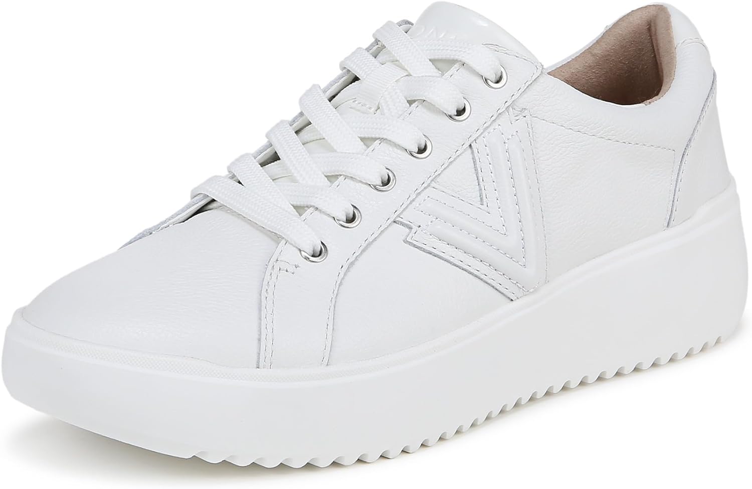 Fluchos Eira: Sneakers Da Donna Con Lacci Bianchi In Pelle F1680 Fluchos Eira: Sneakers Da Donna Con Lacci Bianchi In Pelle F1680