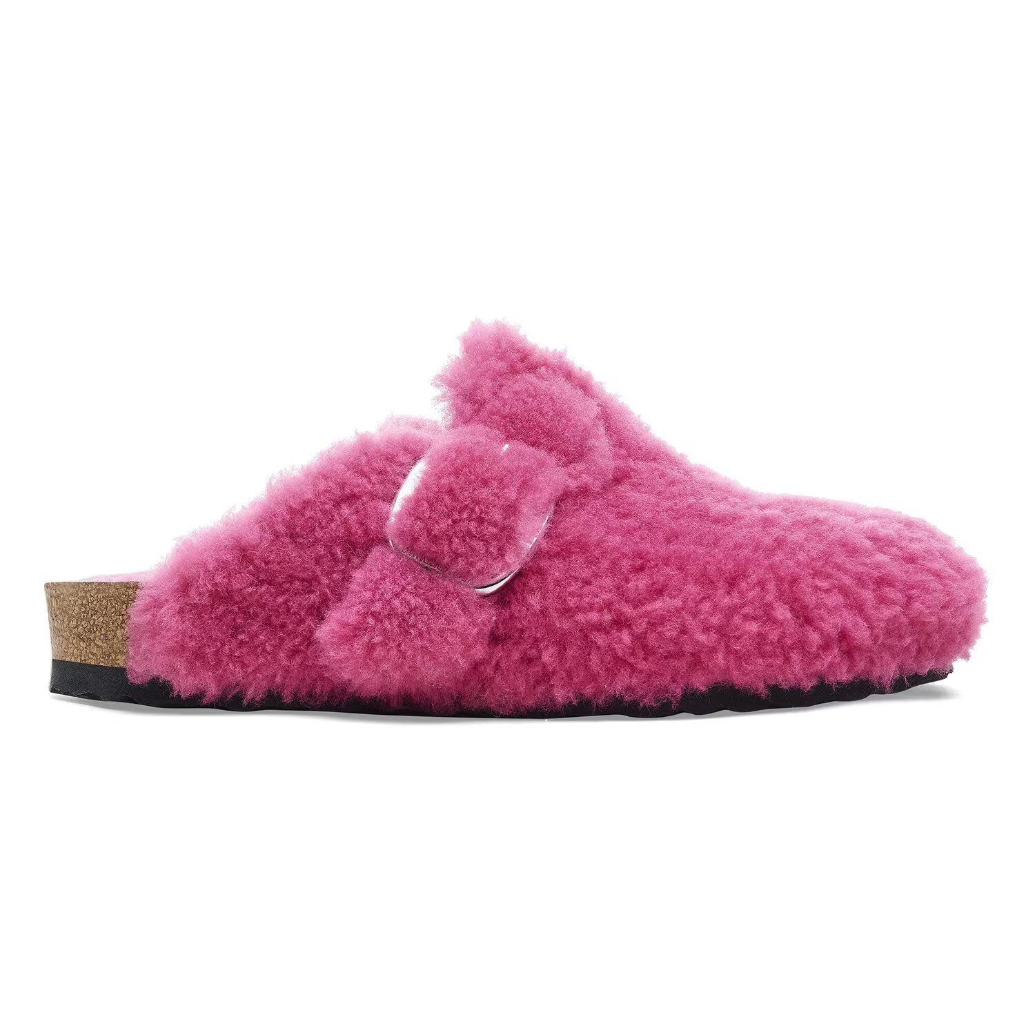 Birkenstock Boston Big Buckle Shearling Women's Clogs NW/OB
