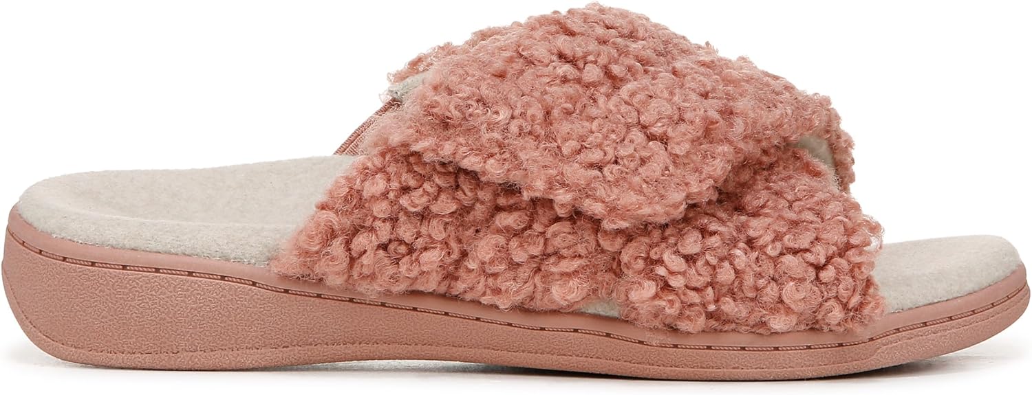 Vionic Women's Relax II Faux Fur Slippers NW/OB