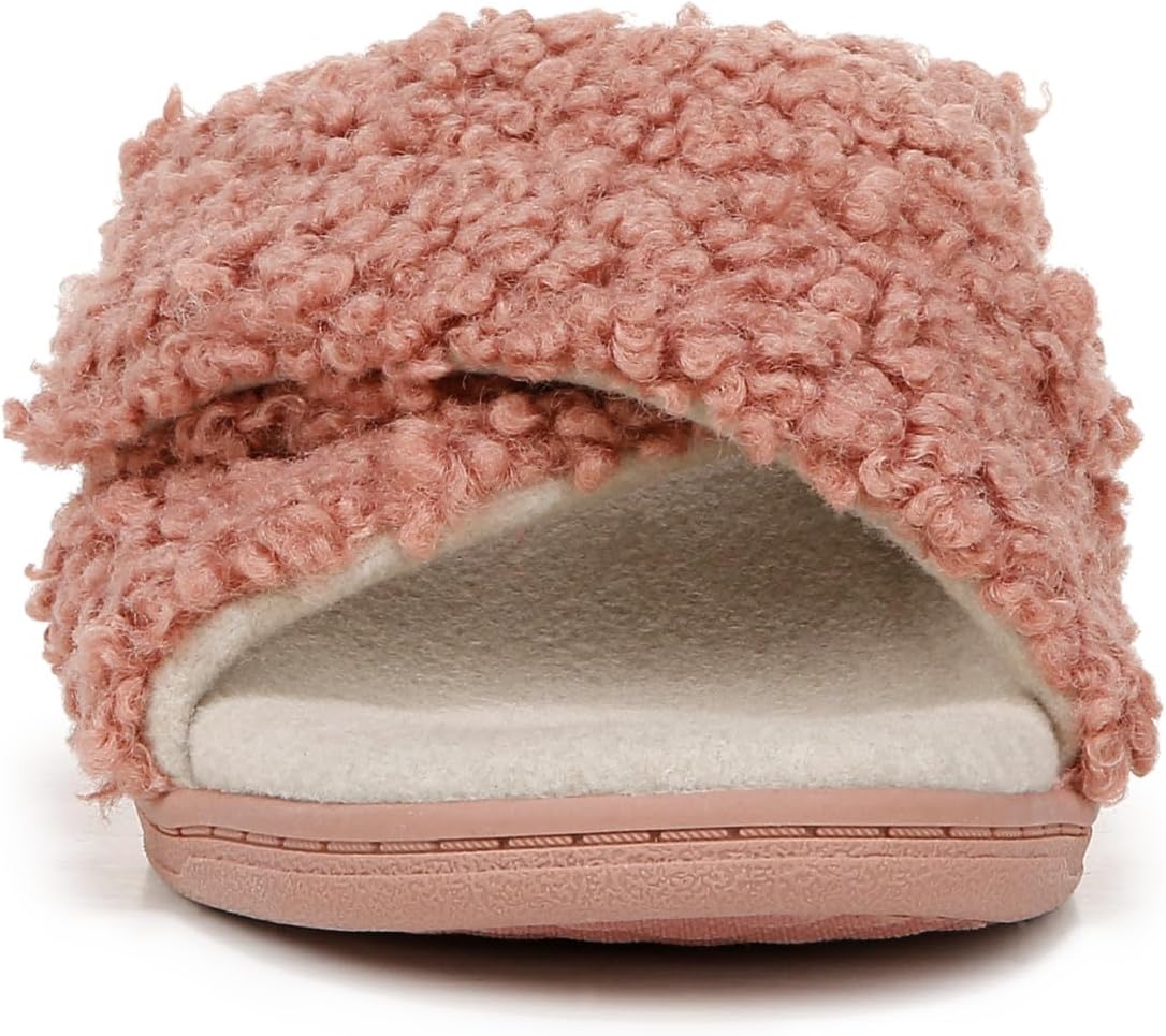 Vionic Women's Relax II Faux Fur Slippers NW/OB