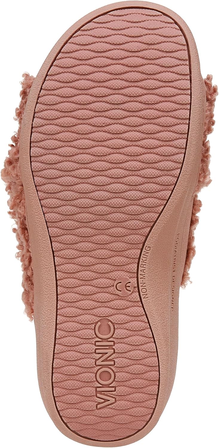 Vionic Women's Relax II Faux Fur Slippers NW/OB