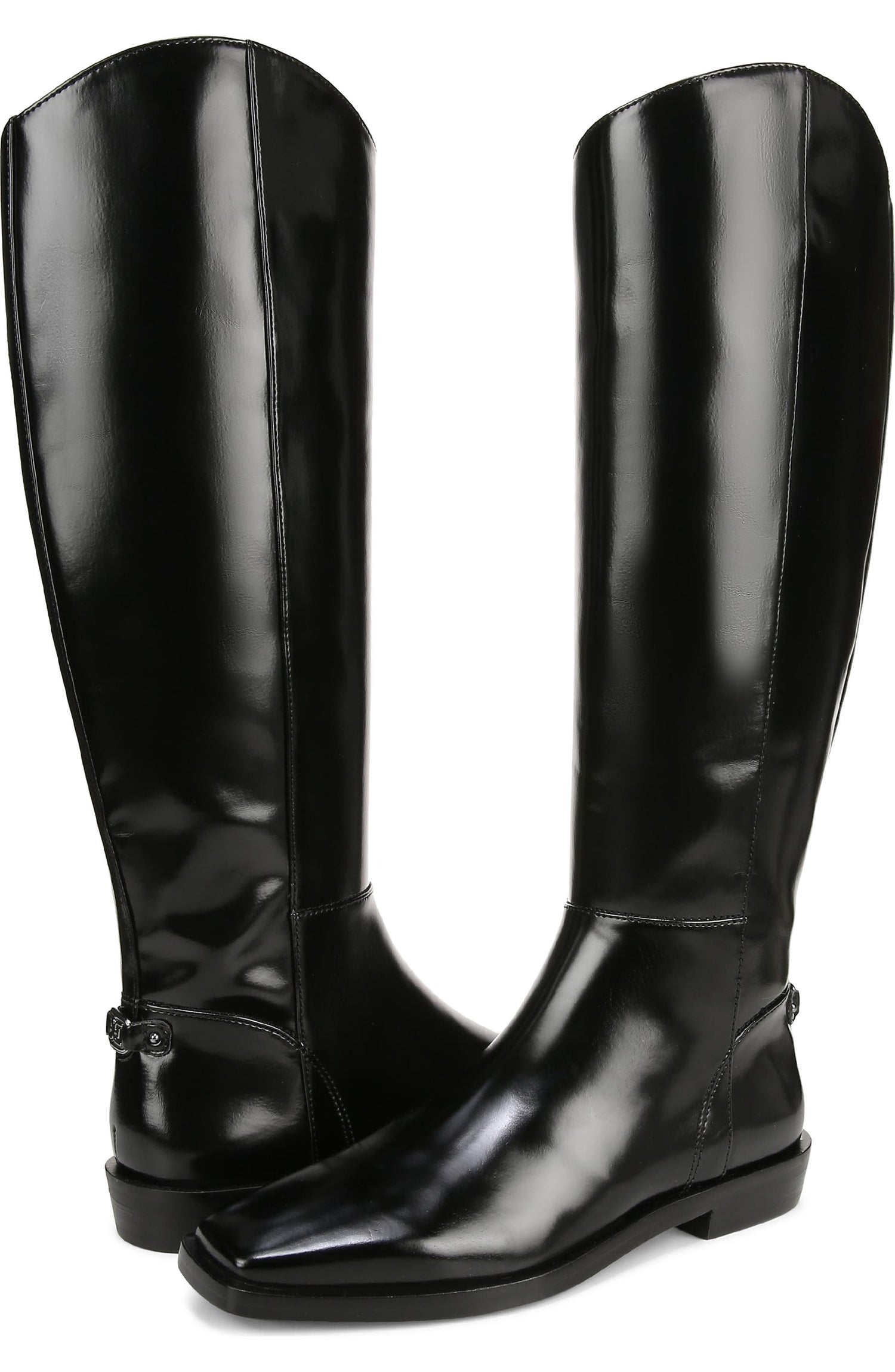 Black Patent Athletic Fit