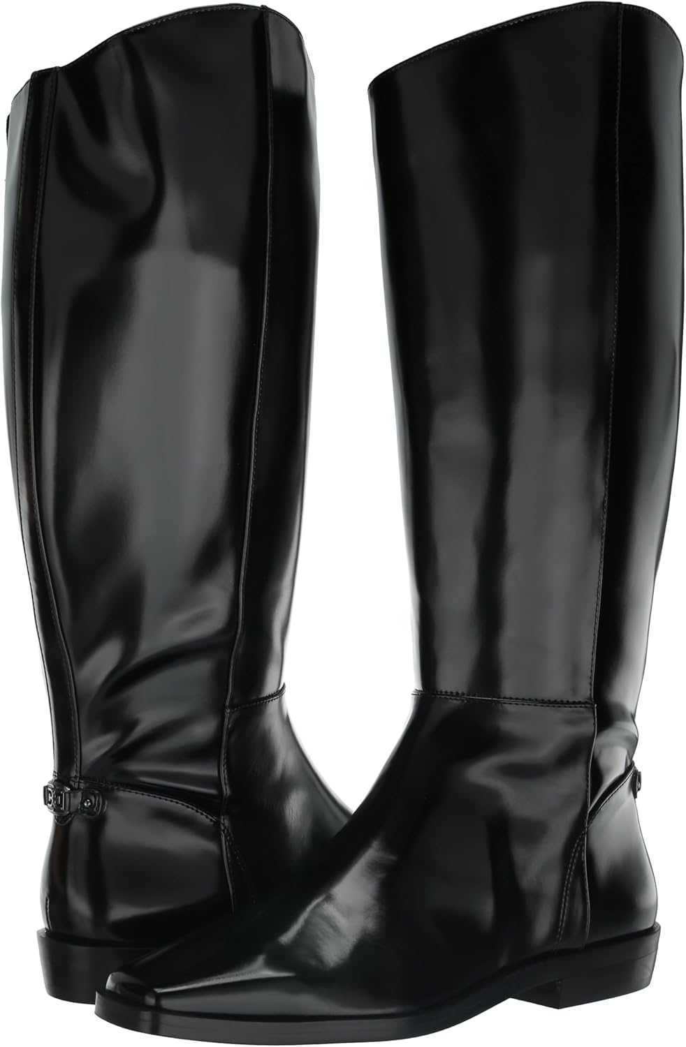 Black Patent Faux Leather