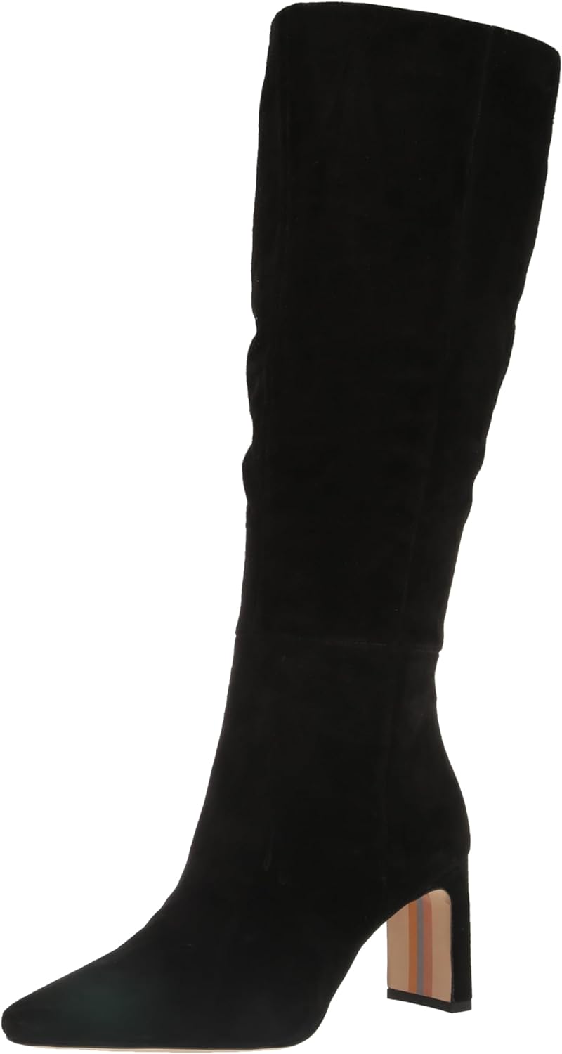 Black Suede Athletic Fit