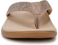 Vionic Women's Tide Rhinestones Toe-Post Sandals NW/OB