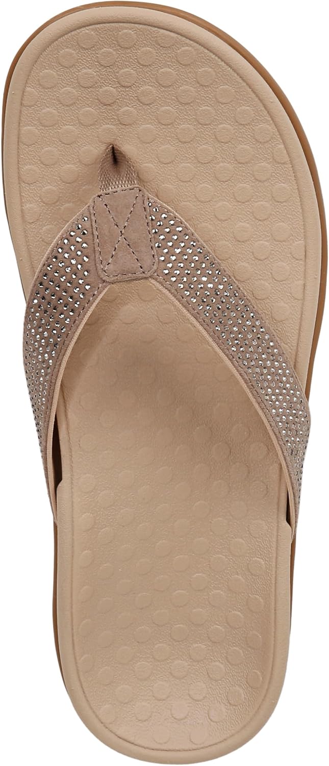 Vionic Women's Tide Rhinestones Toe-Post Sandals NW/OB