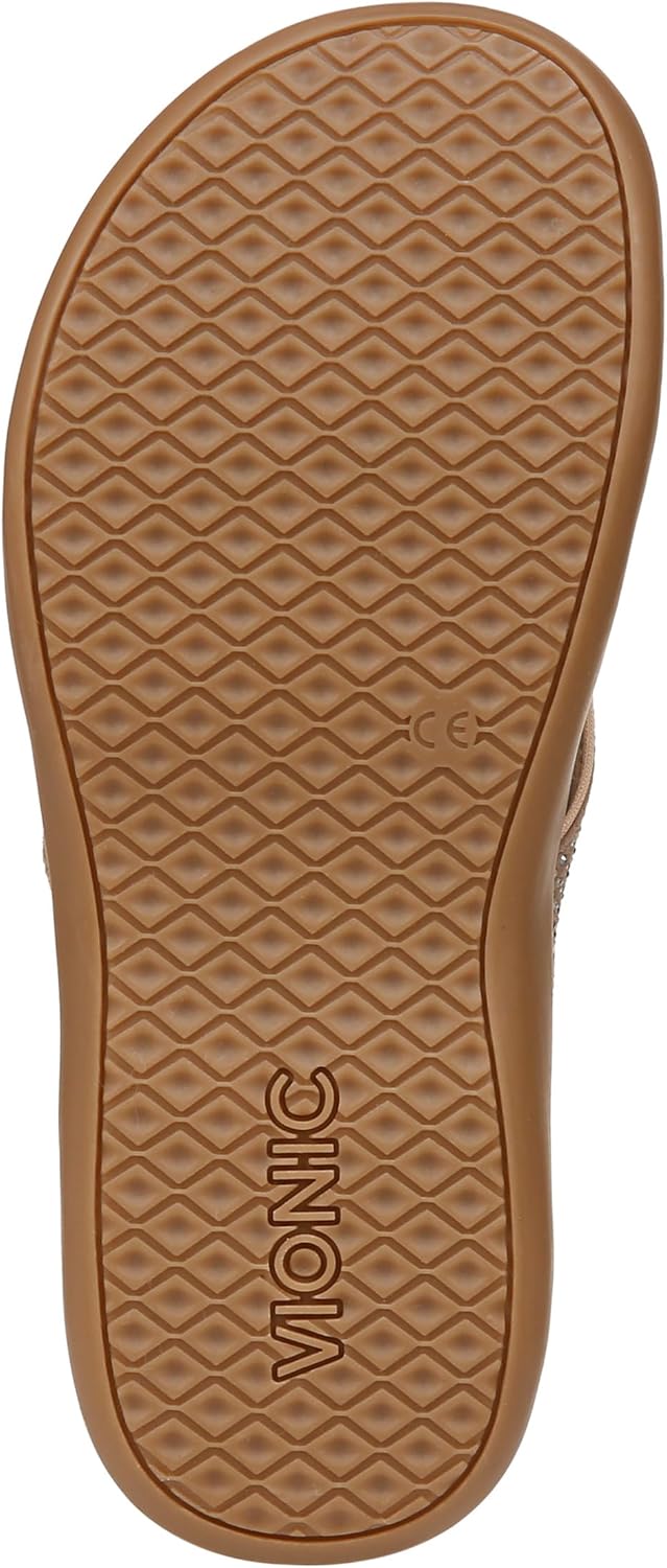 Vionic Women's Tide Rhinestones Toe-Post Sandals NW/OB