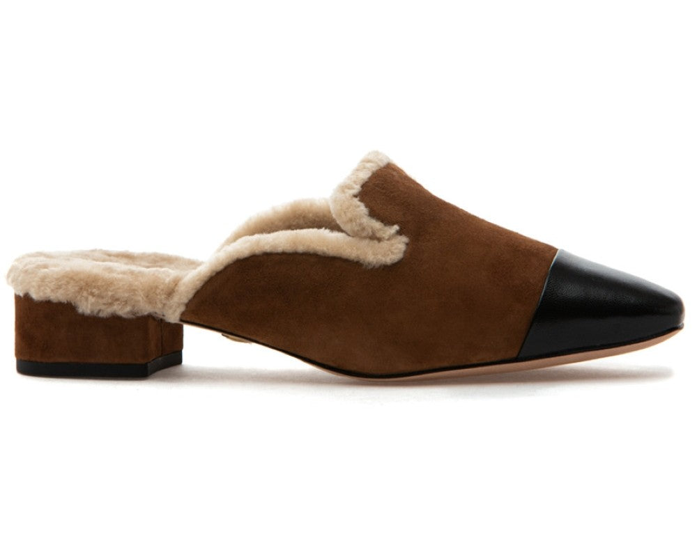 Veronica Beard Women's Cecile Shearling Mule NW/OB