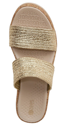 BZees Women's Resort Wedge Sandals NW/OB