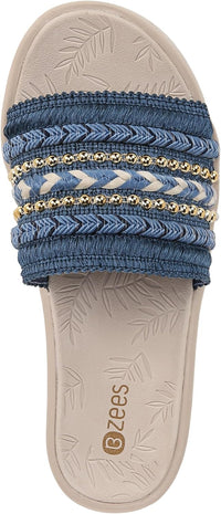 BZees Women's Sunshine Wedge Sandals NW/OB