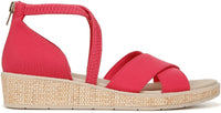 BZees Women's Bali Sand Strappy Wedge Sandals NW/OB