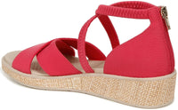 BZees Women's Bali Sand Strappy Wedge Sandals NW/OB