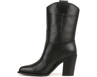 Franco Sarto Women's Valor Square Toe Mid Calf Heeled Boots NW/OB