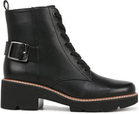 Naturalizer Womens Cabaret Bootie Lace Up Combat Boots NW/OB