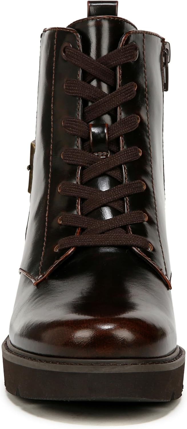 Naturalizer Womens Cabaret Bootie Lace Up Combat Boots NW/OB