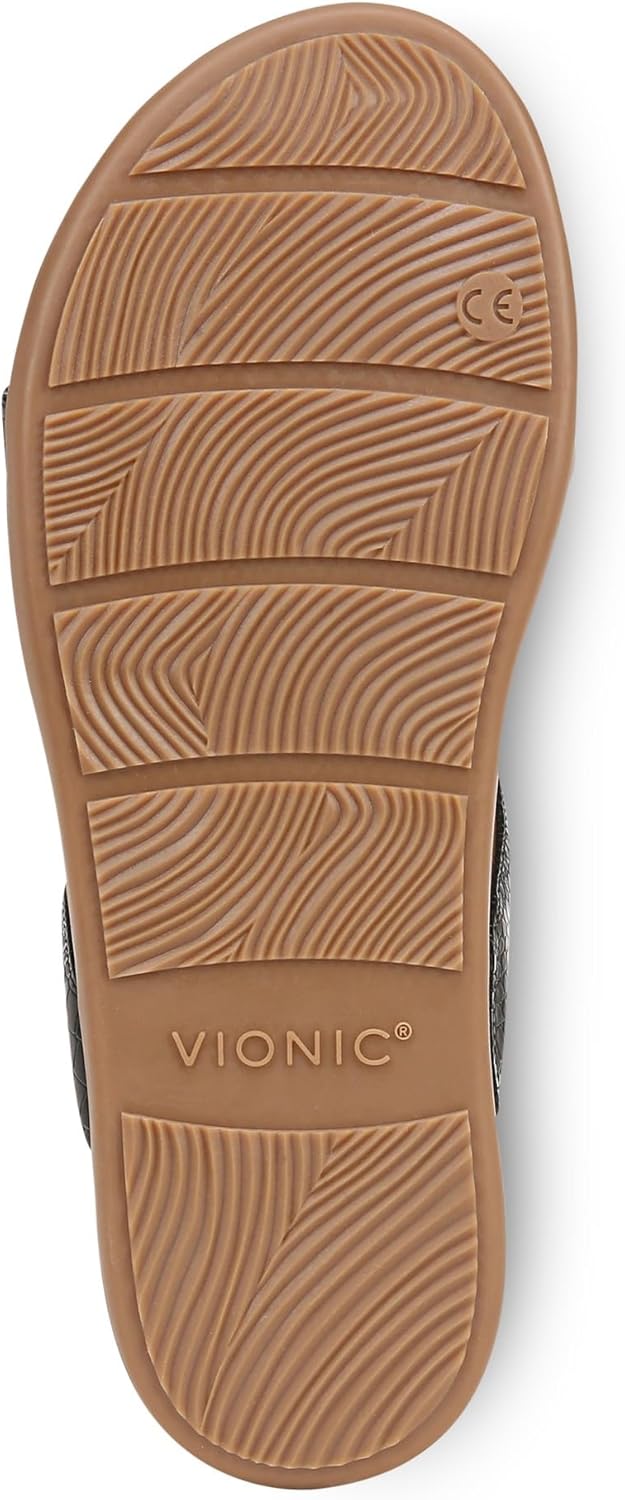Vionic Women's Serra T-Strap Slip-On Supportive Sandals NW/OB