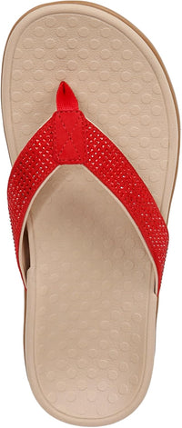 Vionic Women's Tide Rhinestones Toe-Post Sandals NW/OB