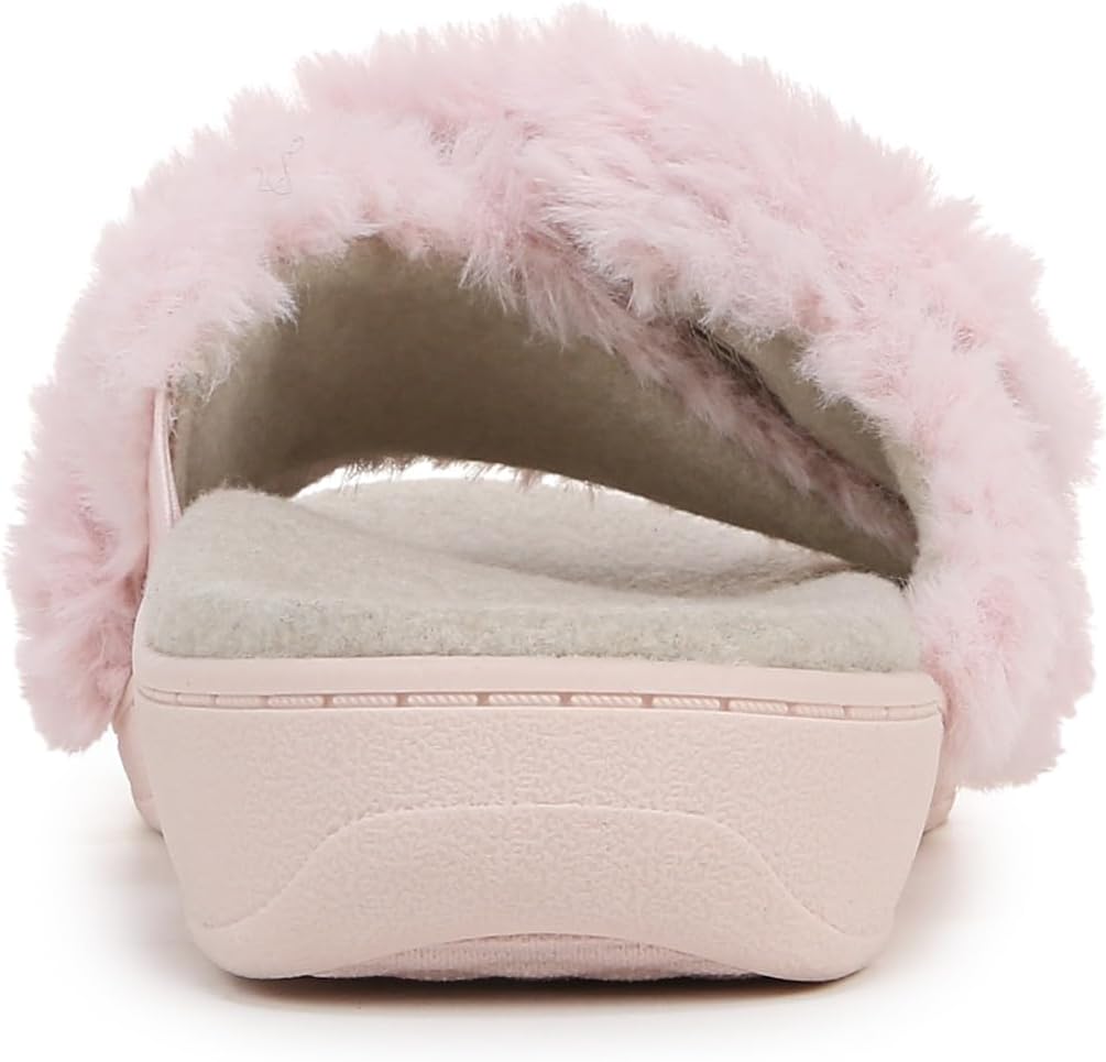 Vionic Women's Relax II Faux Fur Slippers NW/OB