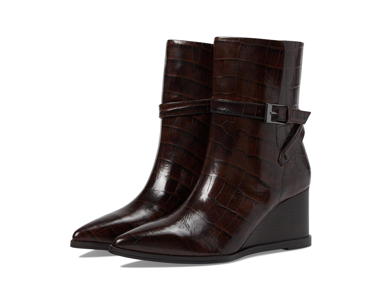 Brown Croc Leather