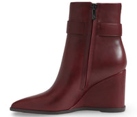 Sam Edelman Weslie Women's Buckle Wedge Booties NW/OB
