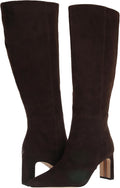 Chocolate Suede Wide Calf