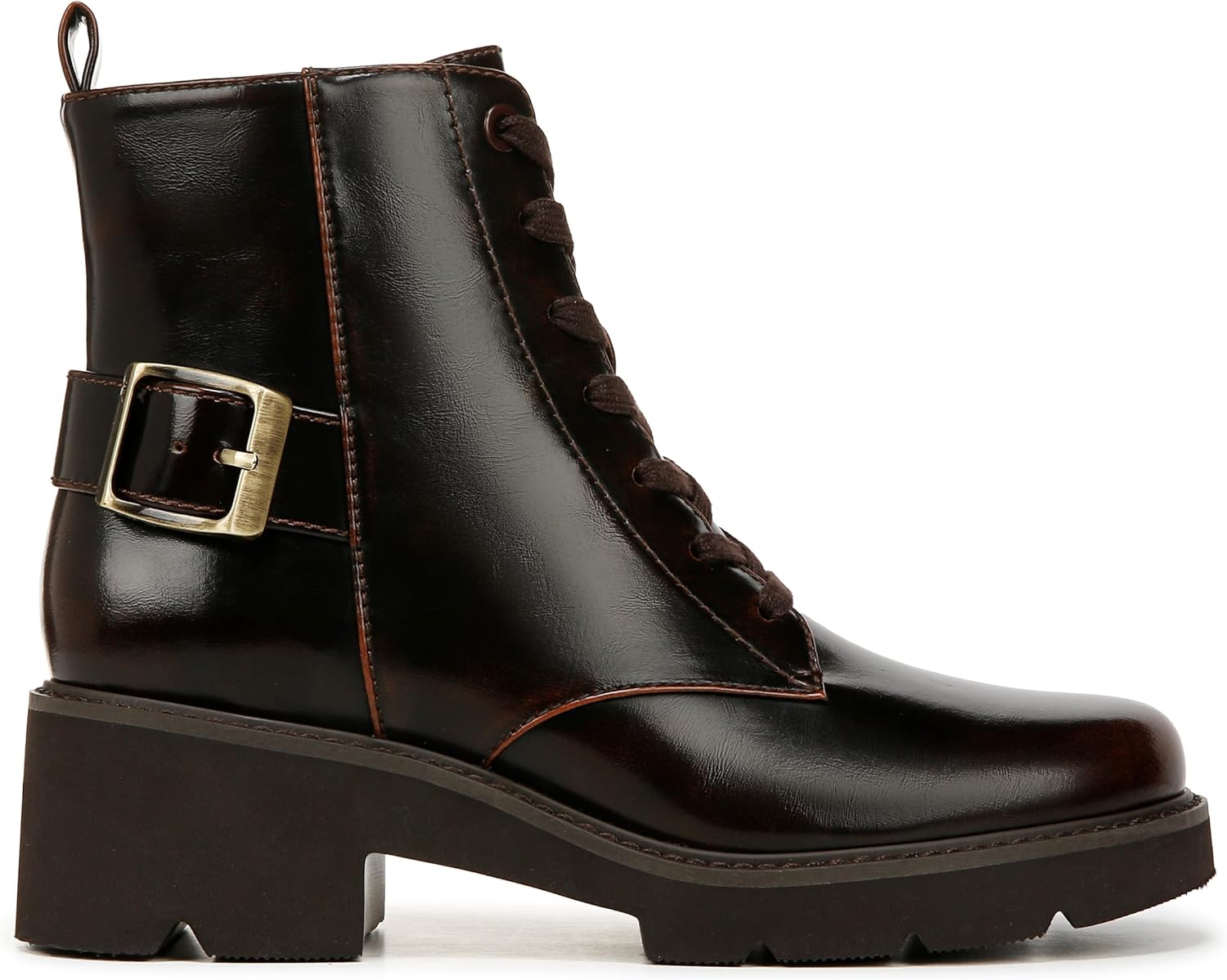 Naturalizer Womens Cabaret Bootie Lace Up Combat Boots NW/OB
