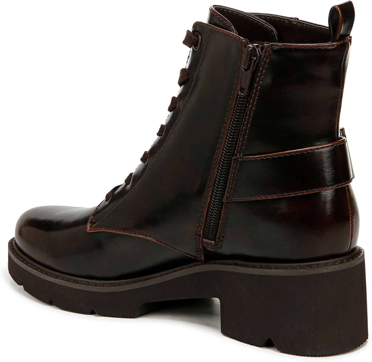 Naturalizer Womens Cabaret Bootie Lace Up Combat Boots NW/OB