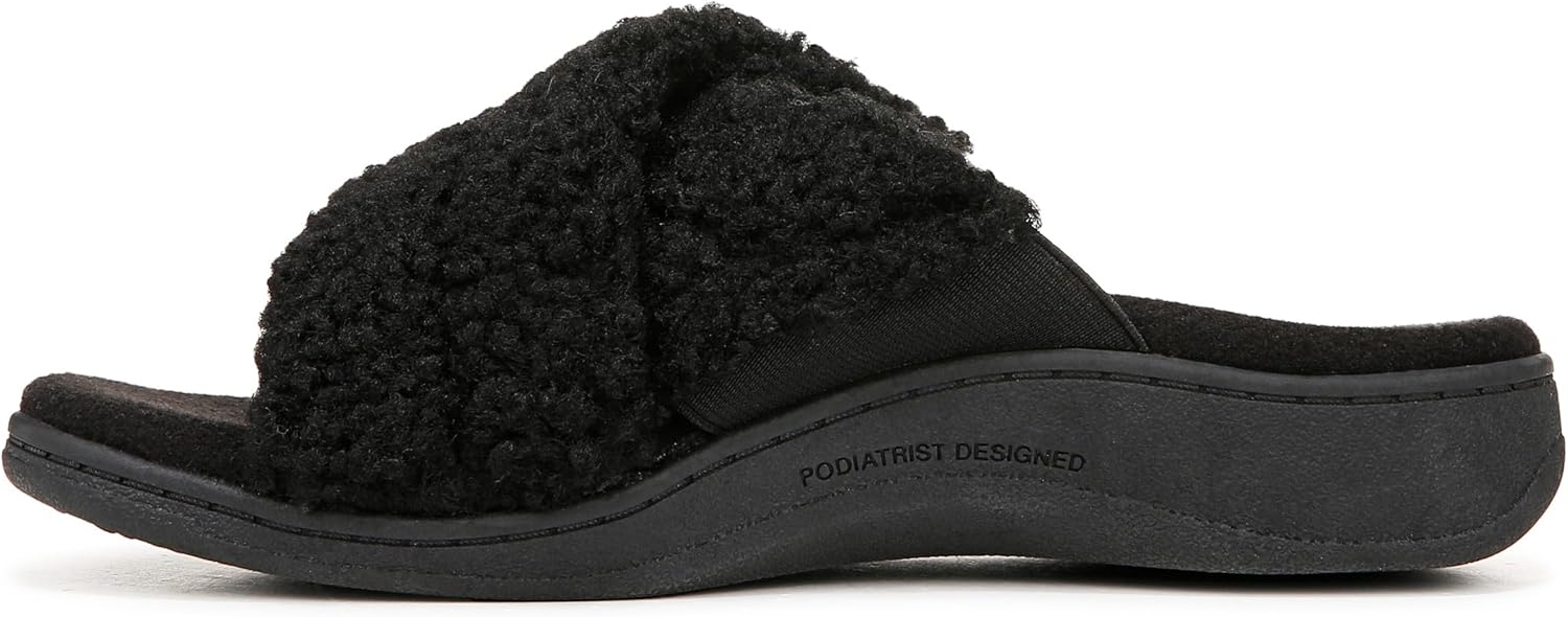 Vionic Women's Relax II Faux Fur Slippers NW/OB