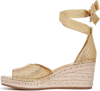 Franco Sarto Women's A-Casey Wedge Espadrille Sandals NW/OB