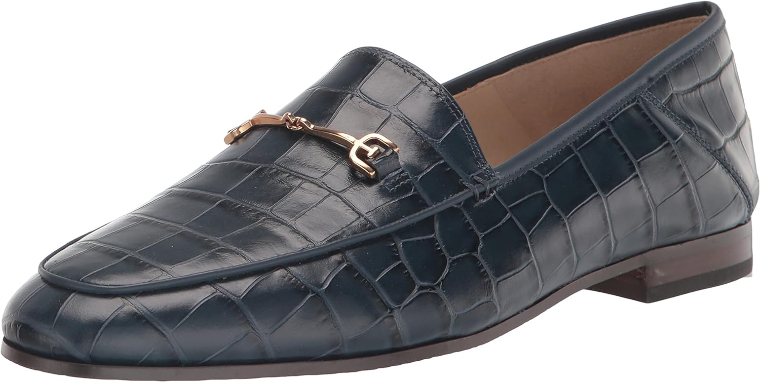 Navy Croc Print