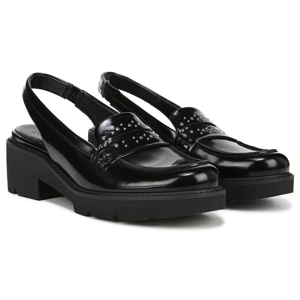 Black Faux Patent