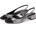 Black/Dark Silver Leather
