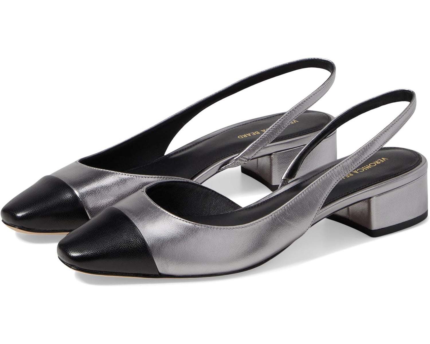 Black/Dark Silver Leather