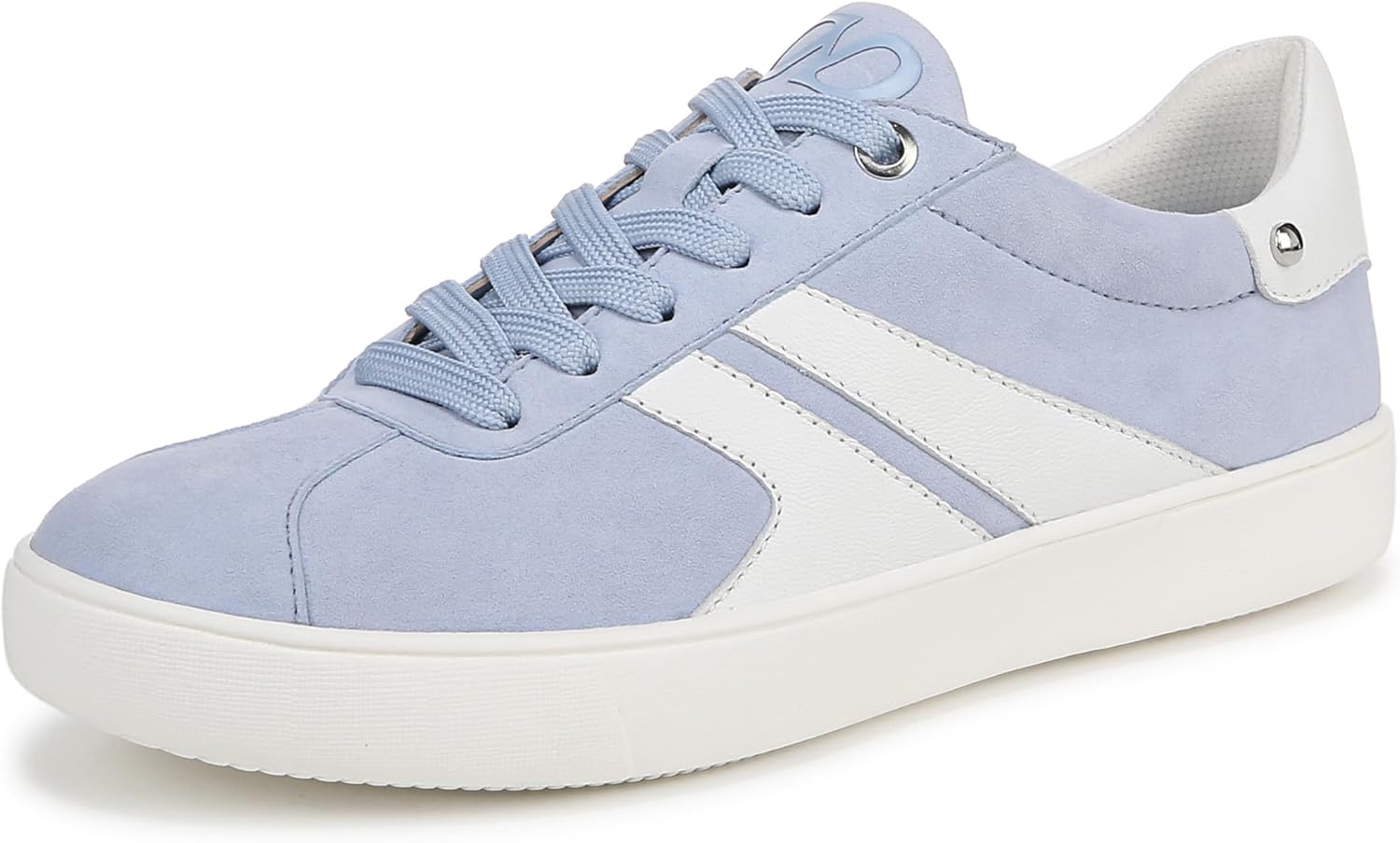 Ice Blue/ White Leather