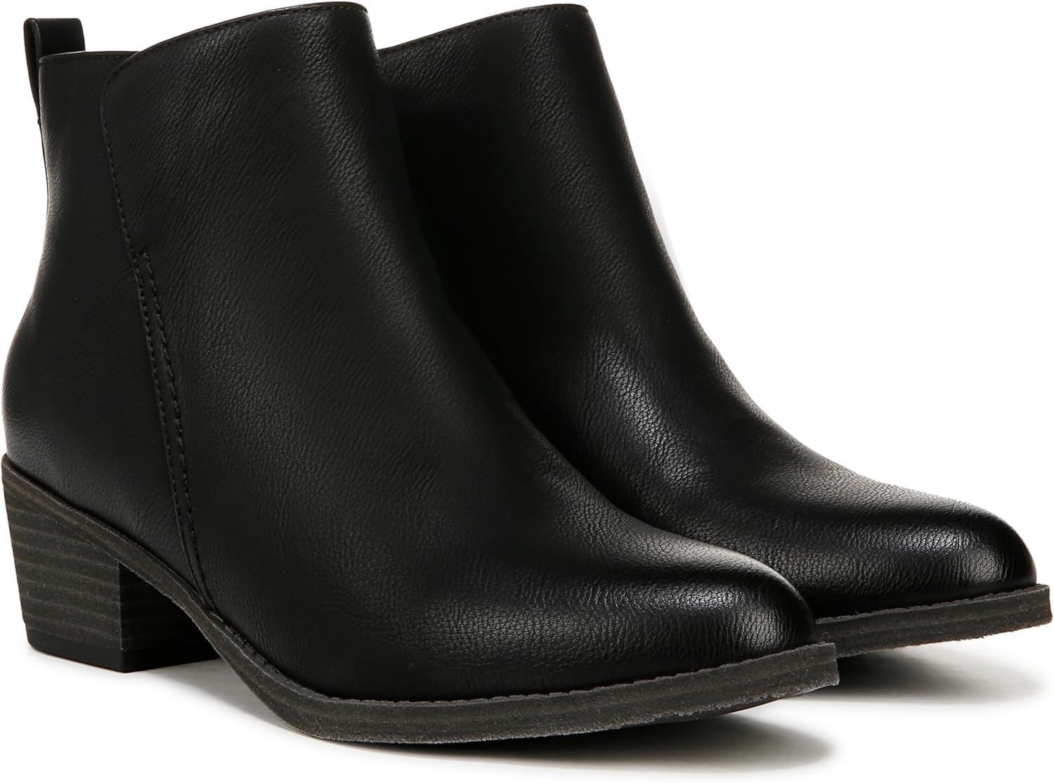 Black Faux Leather