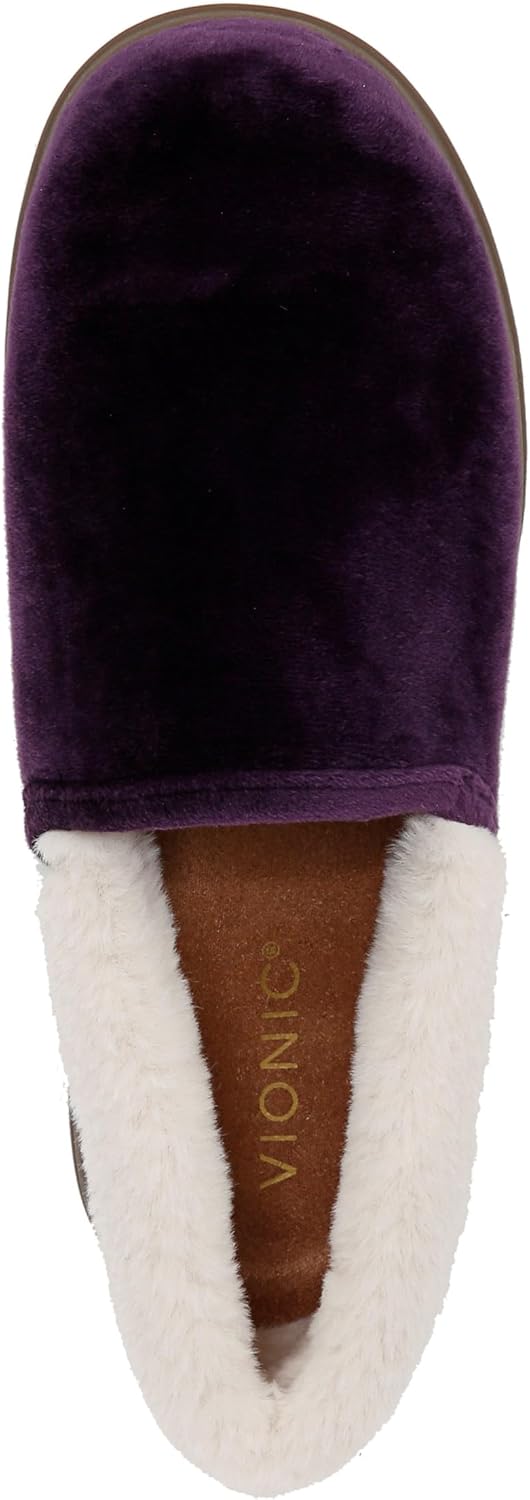 Vionic Women's Clare Cozy Collar Slippers NW/OB