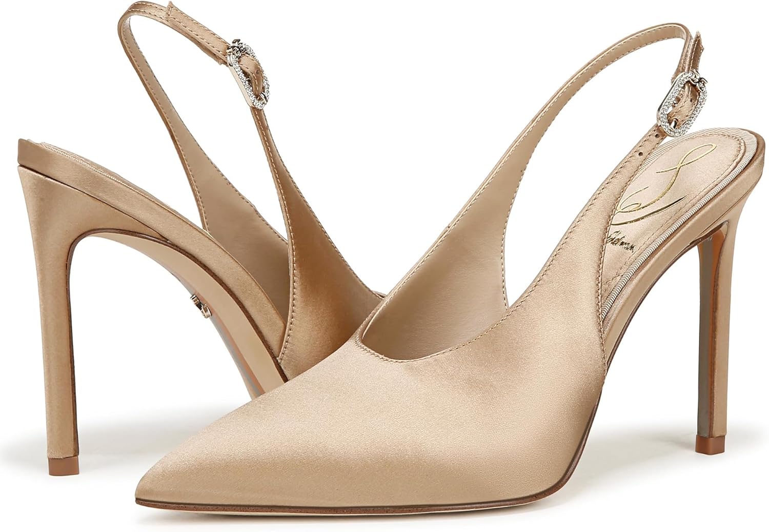 Ecru Beige Satin