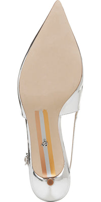 Sam Edelman Women's Farrah Kitten Heel Pointed Toe Slingback Pump NW/OB