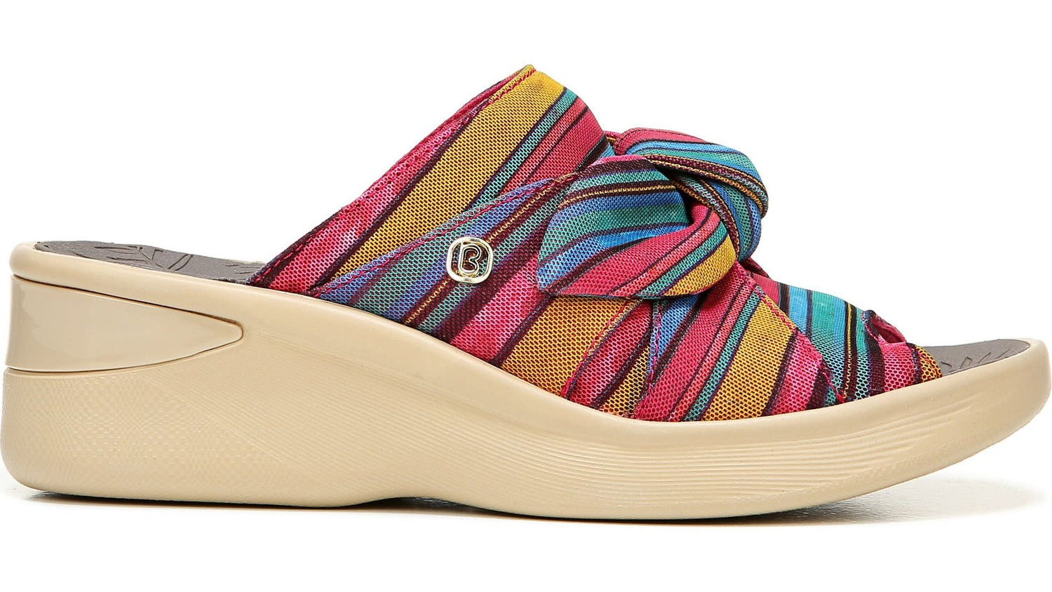 BZees Women's Smile Wedge Sandals NW/OB