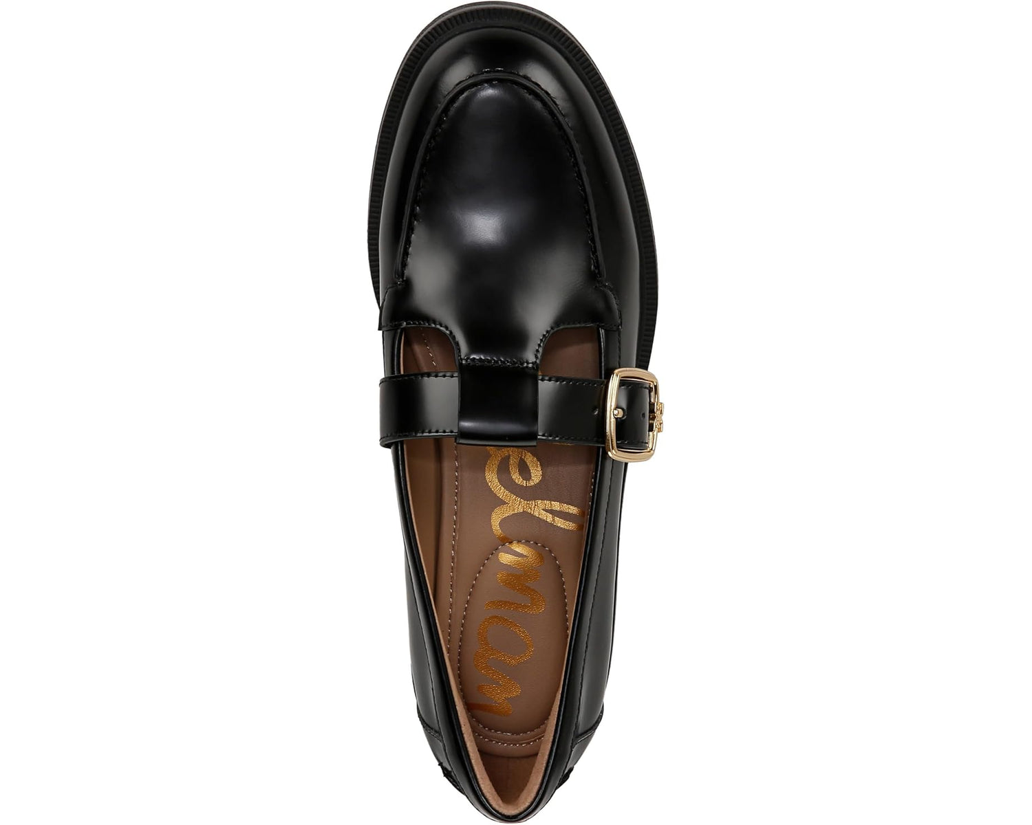Sam Edelman Women's Elaina T-Strap Buckle Loafers NW/OB