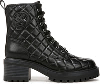 Sam & Libby Edelman Women's Otis Quilted Lug Sole Combat Boots NW/OB