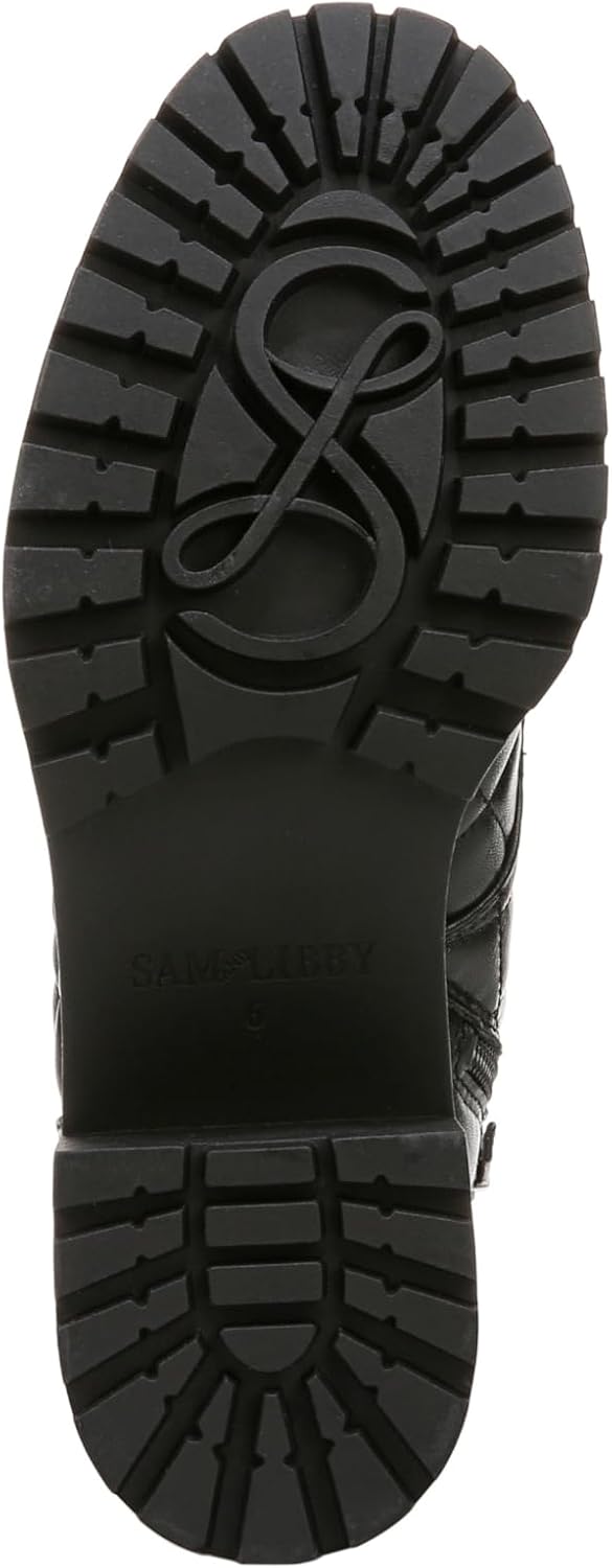 Sam & Libby Edelman Women's Otis Quilted Lug Sole Combat Boots NW/OB