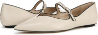 Ivory/Black Leather