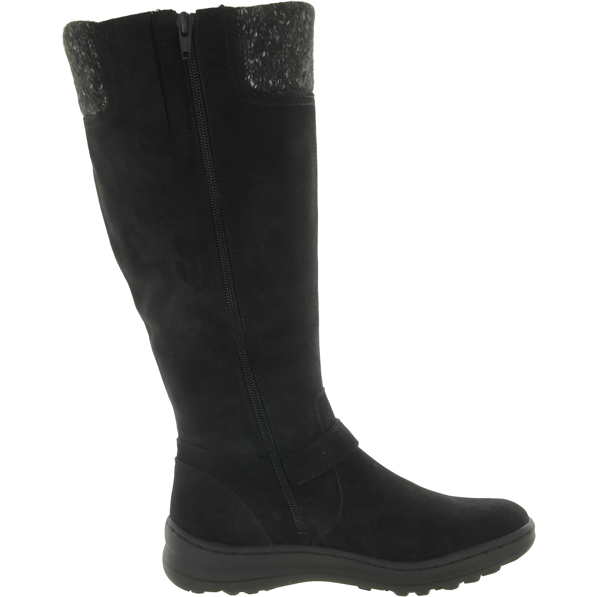 Naturalizer Women's Aubrey Black Faux Fur Tall Knee High Boots NW/OB 8M