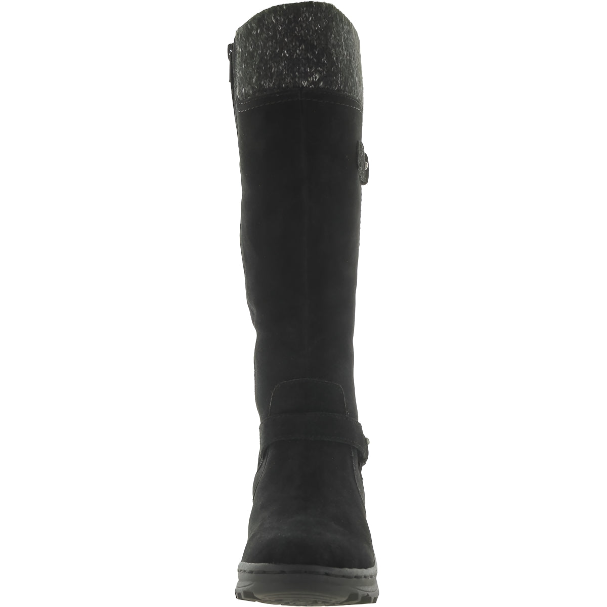 Naturalizer Women's Aubrey Black Faux Fur Tall Knee High Boots NW/OB 8M