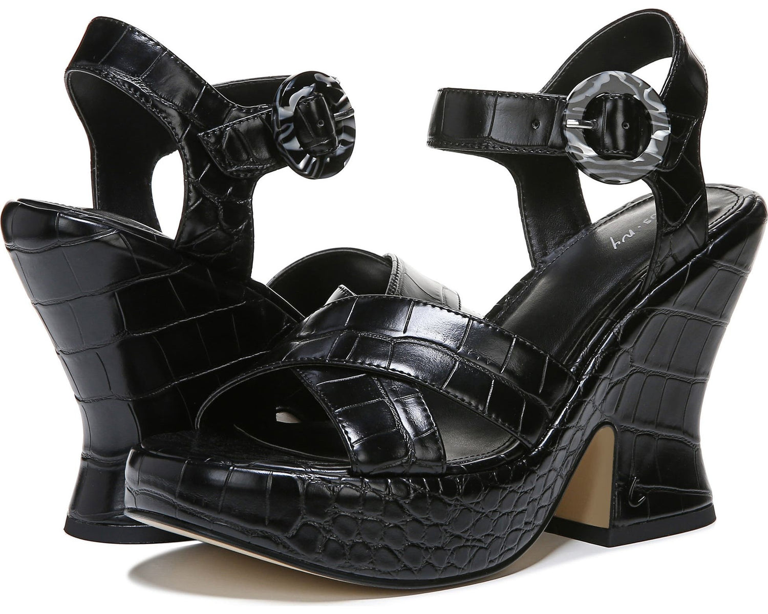 Black Crocodile Print