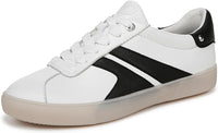 White/Black Leather