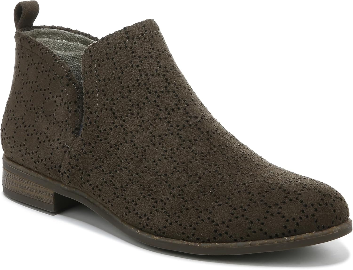 Olive Perforated Microfiber